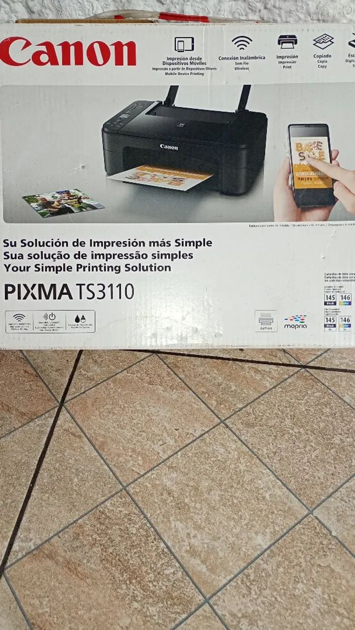 Impressora Multifuncional Canon PIXMA TS3110 WIFI  - Foto 4