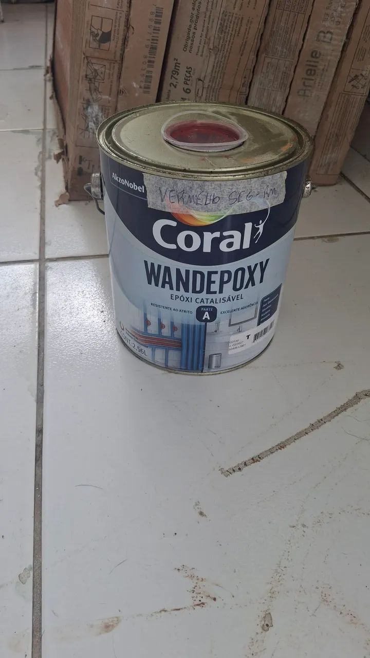 TINTA EPOXI VERMELHA  - Foto 2