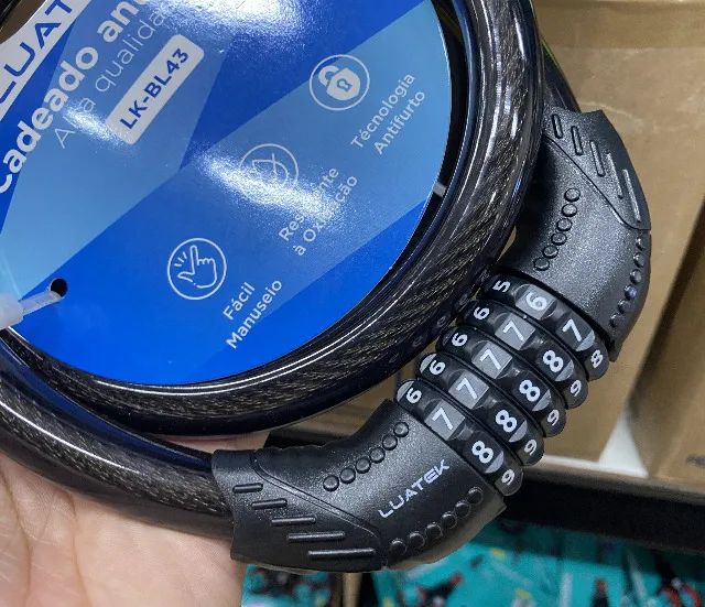 Carrente Cadeado Antifurto Luatek LK-BL43 - Alta Qualidade - Foto 4