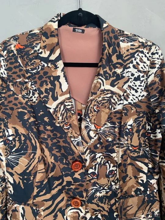 Blazer feminino animal print - TRITON