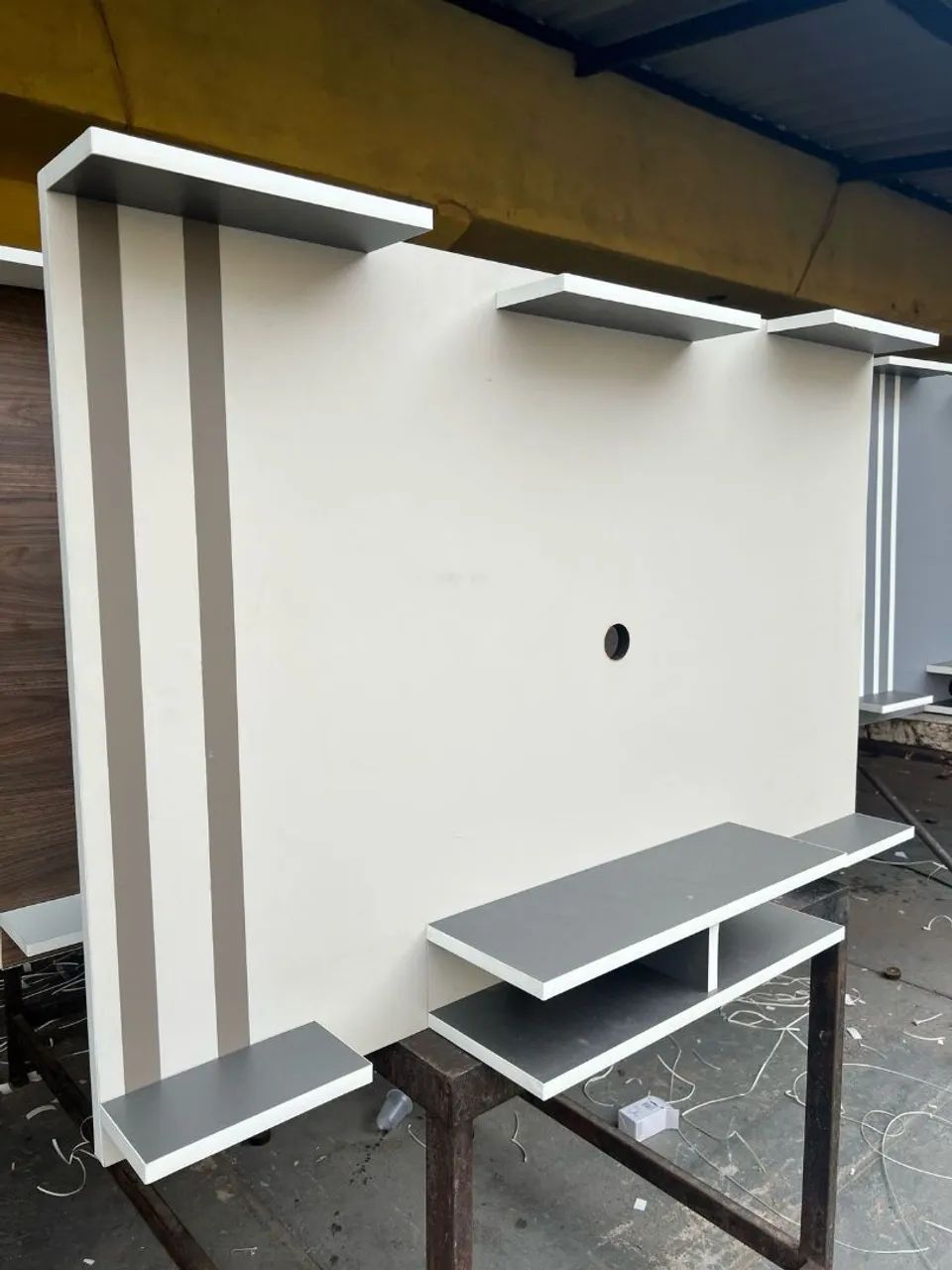 New TV Wall Panel with Shelves