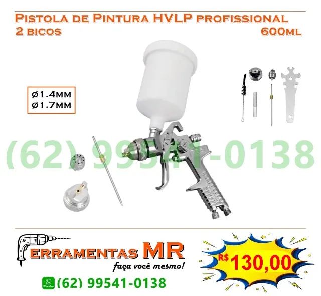 Pistola de Pintura Automotiva nova