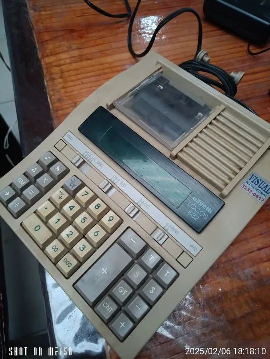 Vendo calculadora Olivetti antiga  - Foto 6