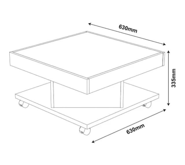 Promoção Mesa de Centro Marrom  - 01/05    - Foto 2