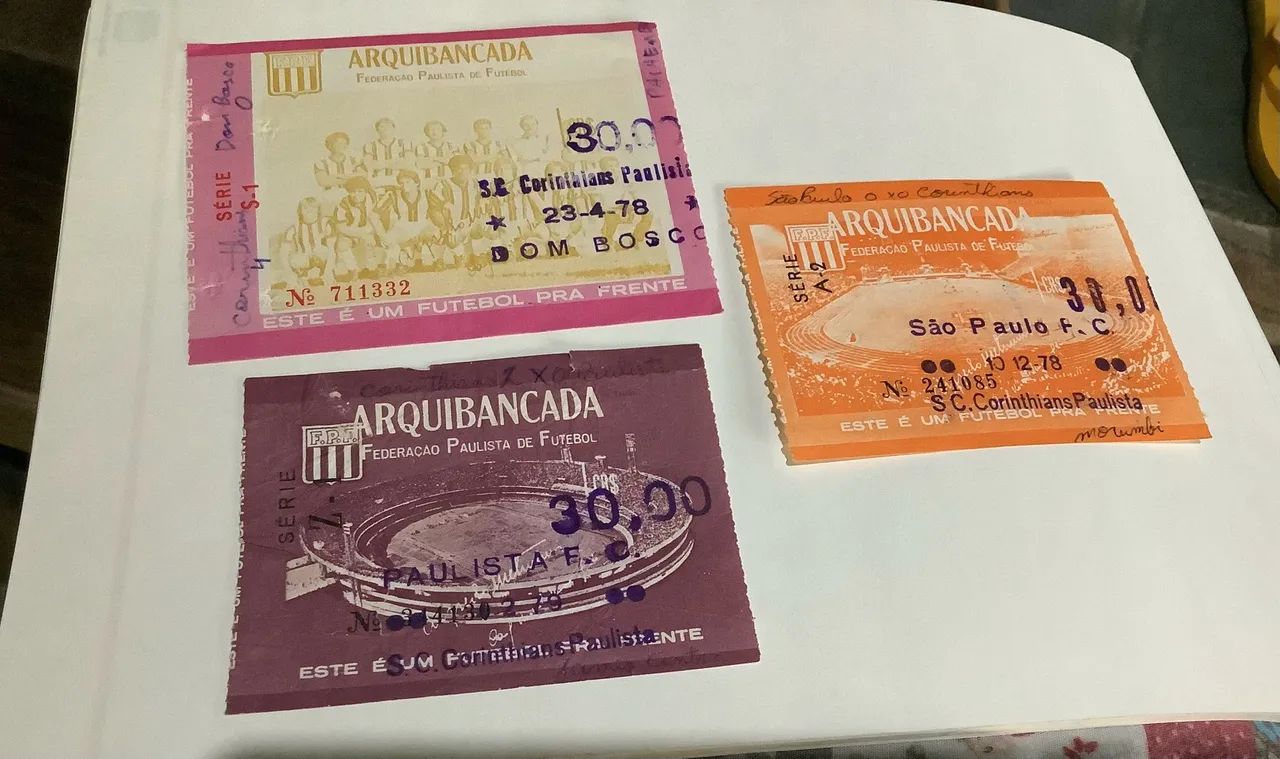 27 Ingressos de Futebol Antigos - 1977 1982 - Foto 6