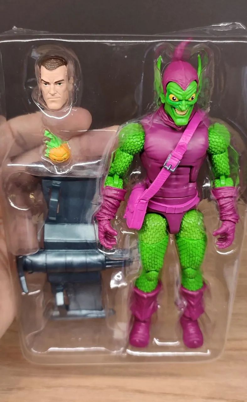 Duende Verde Marvel Legends Retro Hasbro Spiderman Homem Aranha Spider Green Goblin - Foto 5