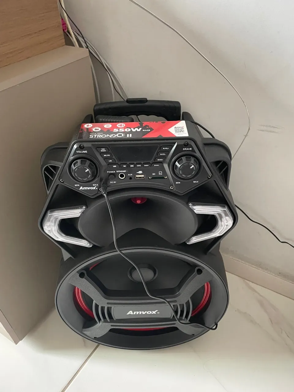 Caixa de Som Amvox Strondo II - 550W