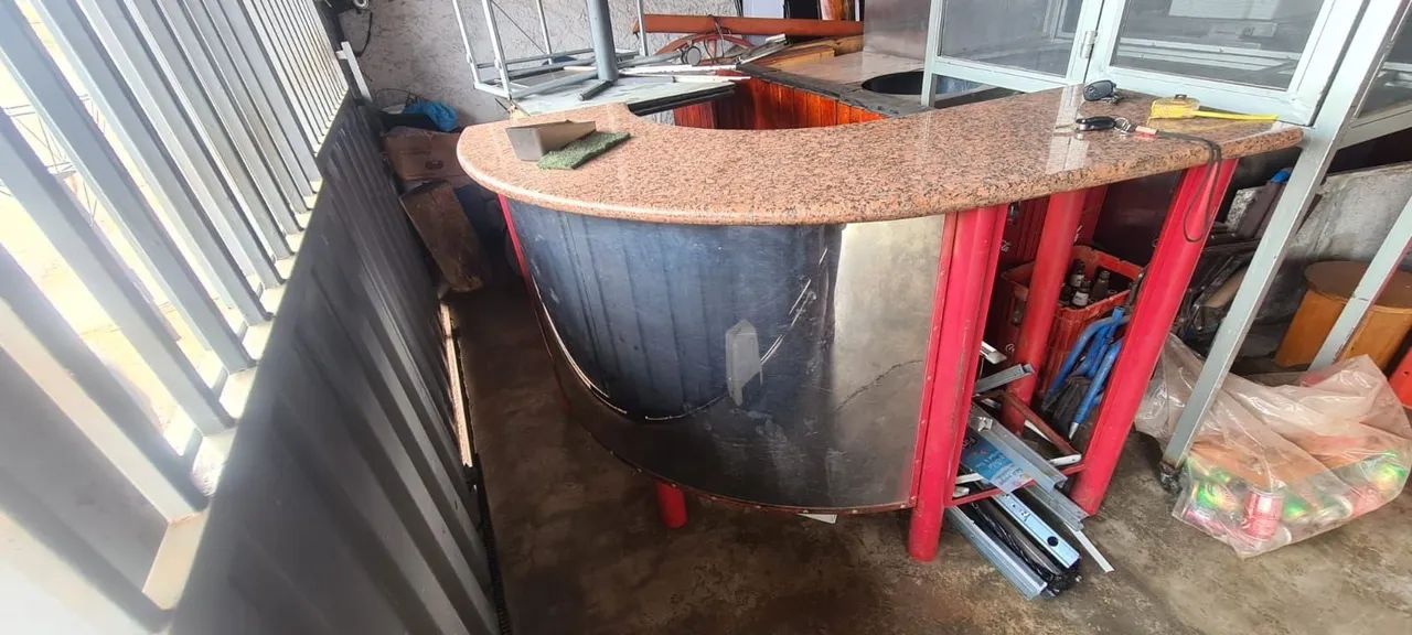 Balcão de atendimento garanto com inox  - Foto 4