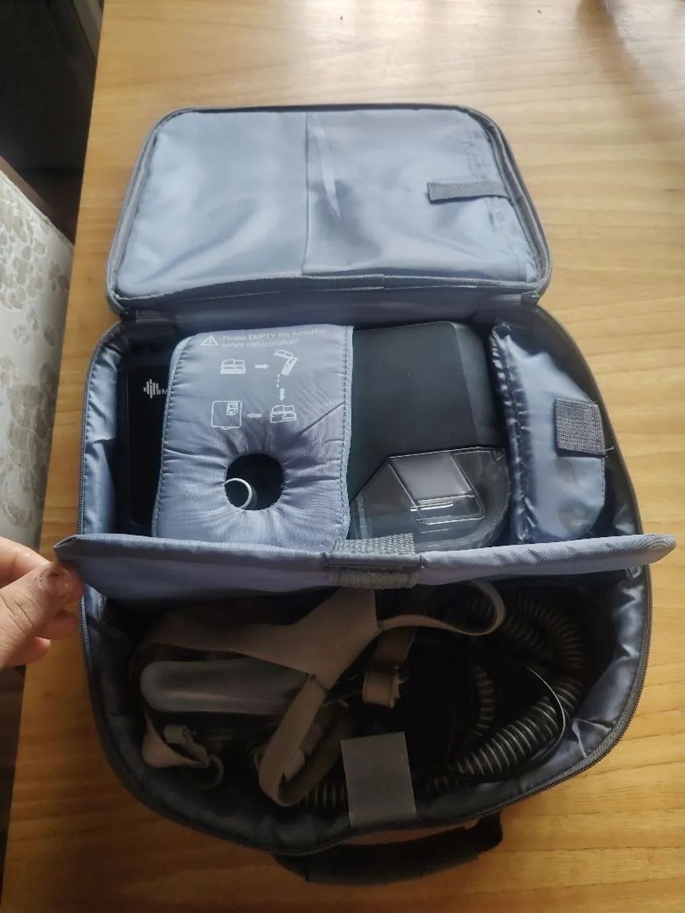 Bmc G2s Cpap Automático Apneia Do Sono Humidificador+máscara - Foto 4