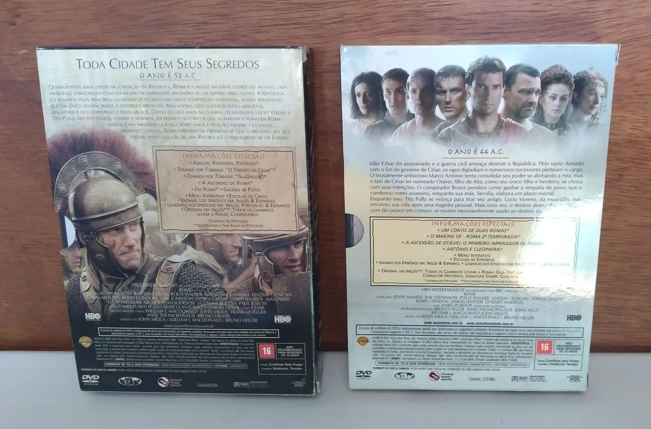 Roma - 1ª e 2ª Temporadas Completas em DVD - Foto 2
