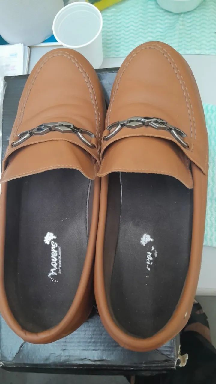 MOCASSIM COURO LÉGITIMO 