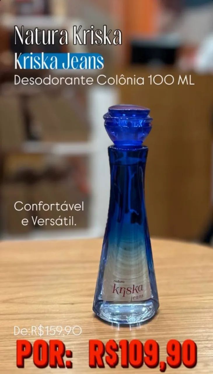 Natura Kriska Jeans Desodorante Colônia 100ml