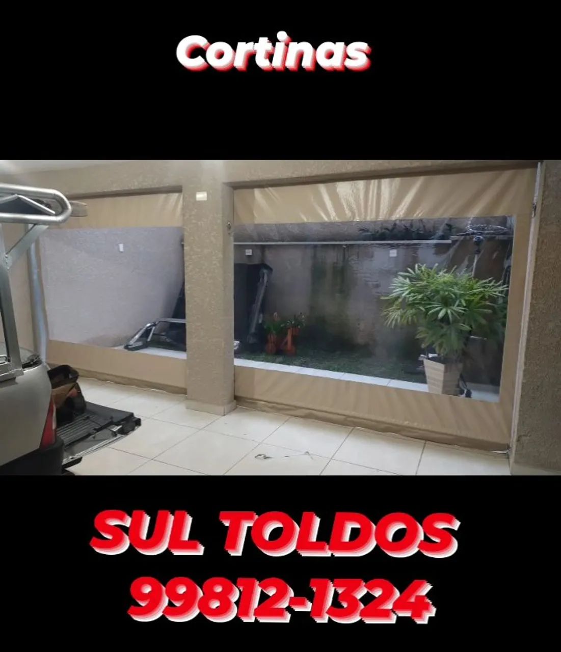 Cortinas para área externa - Sul Toldos