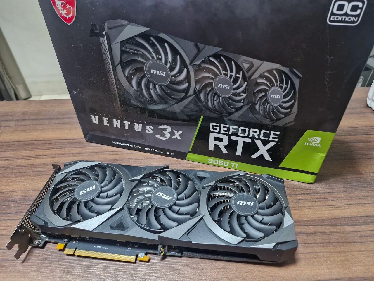 Placa vídeo RTX 3060 ti 8gb MSI 3 fans - Foto 2