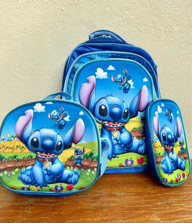 Conjuntos de Mochila Escolar Stitch - Infantil / 3 - Foto 3
