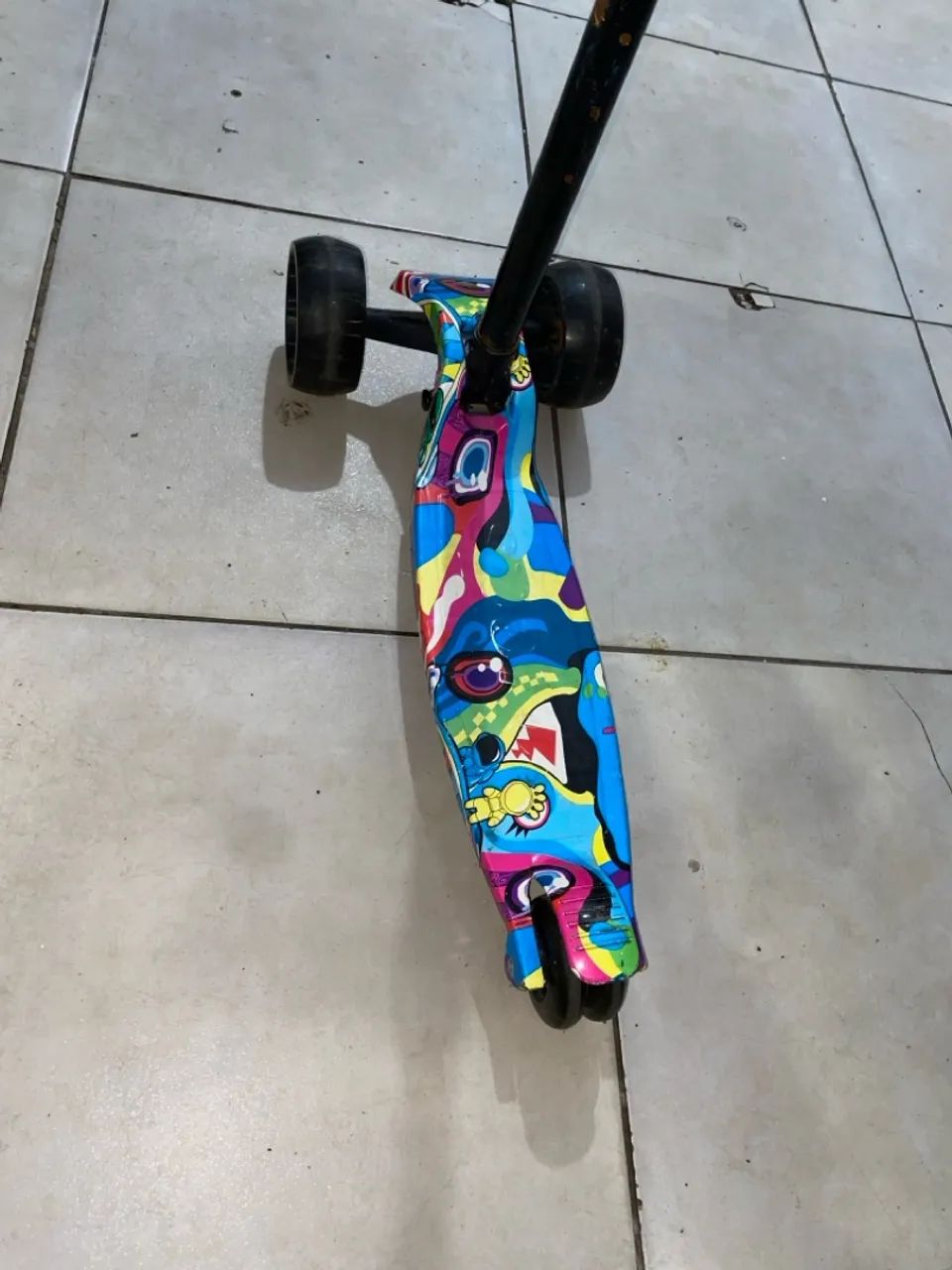 Patinete Infantil Colorido - Foto 2