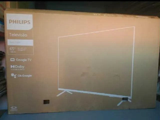 Caixa de Papelão para transporte de TV 65 Polegadas com Isopores  - Foto 2