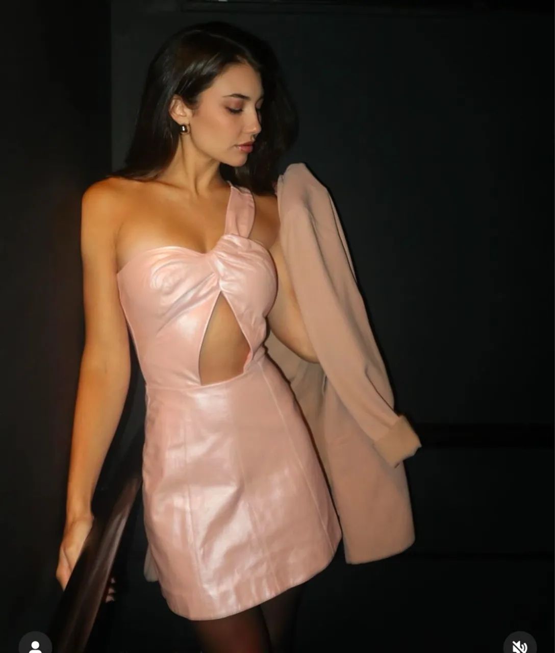 Vestido couro Charth 