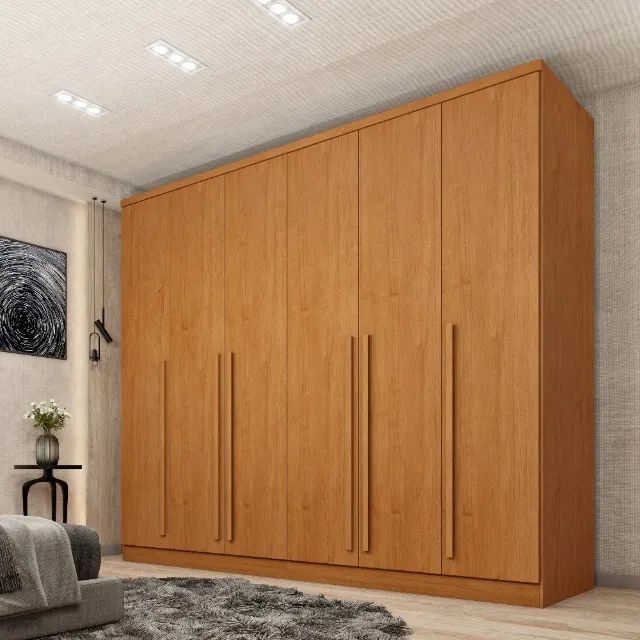 Roupeiro Casal 6 Portas 8 Gavetas Internas 2.70M. Produtos Novos Direto da Fábrica. - Foto 2