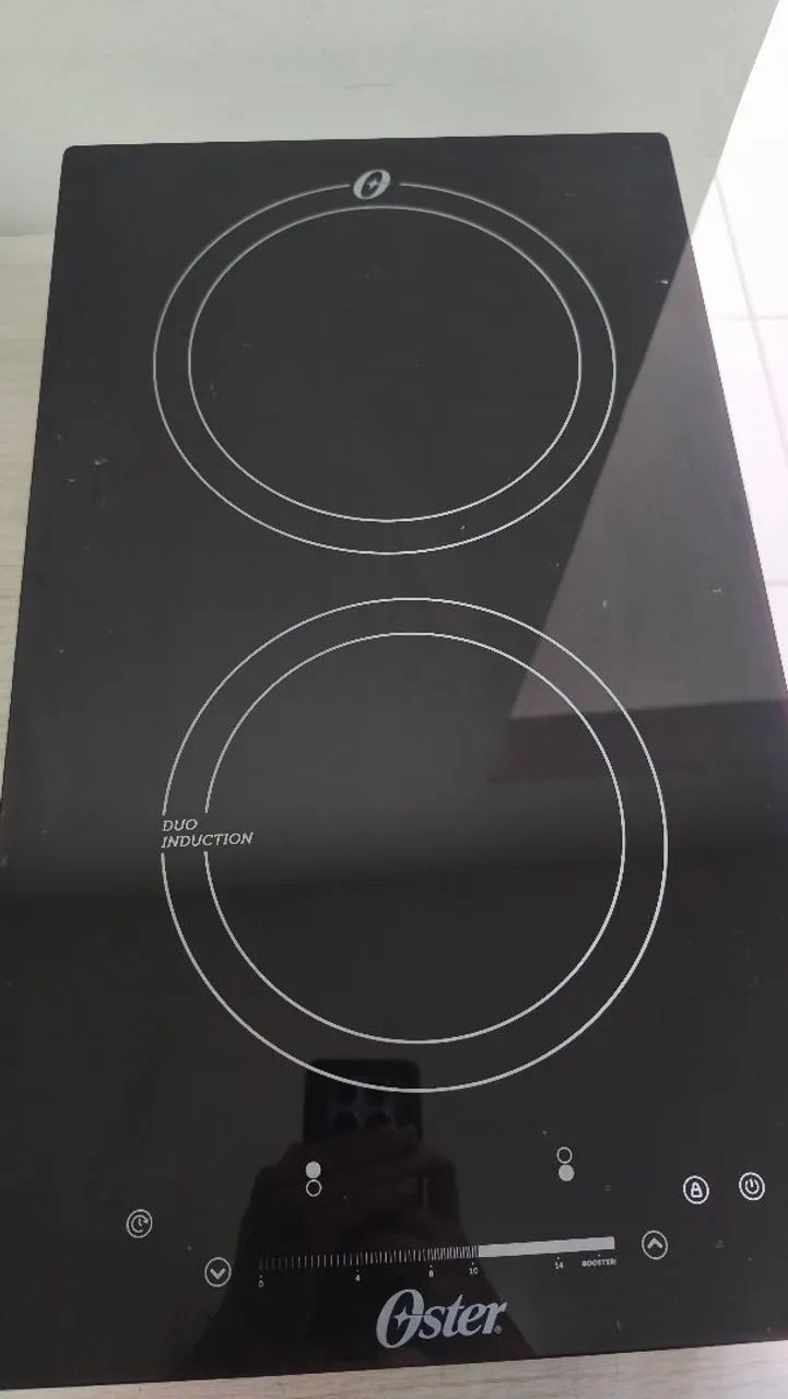 Fogão Elétrico Duas Bocas Digital Moderno