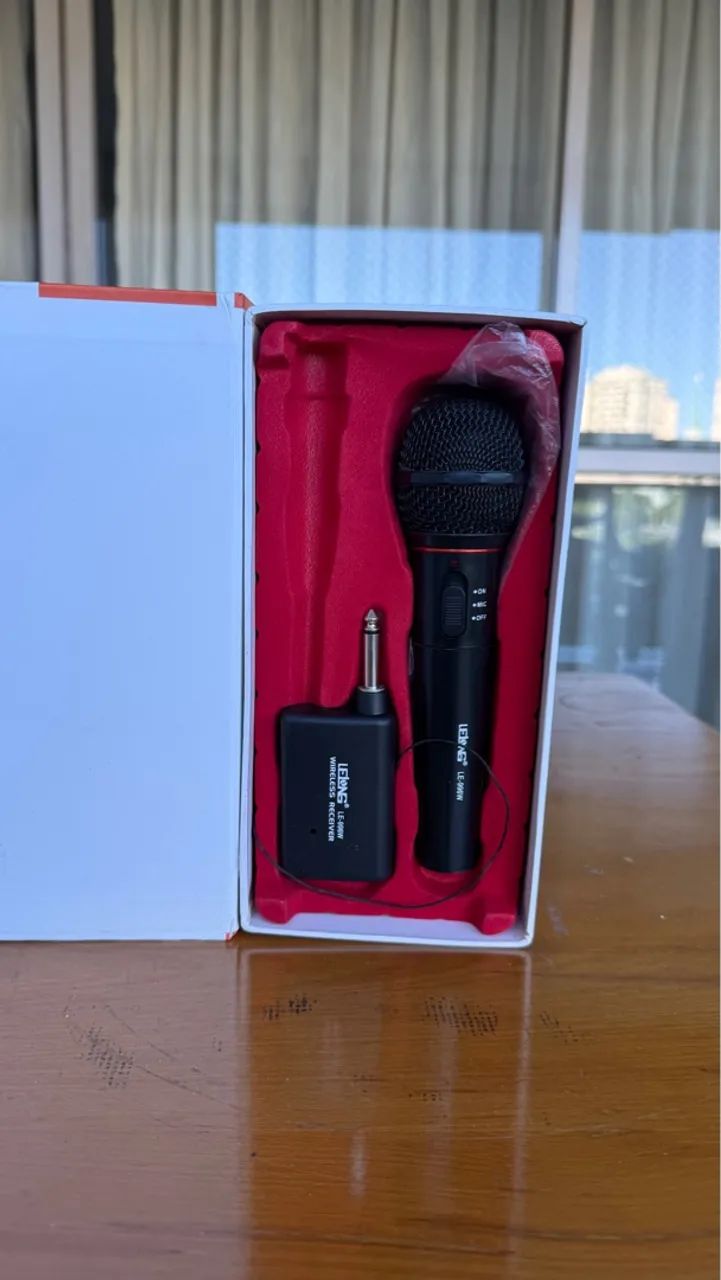 Microfone sem fio lelong LE-996w  - Foto 2
