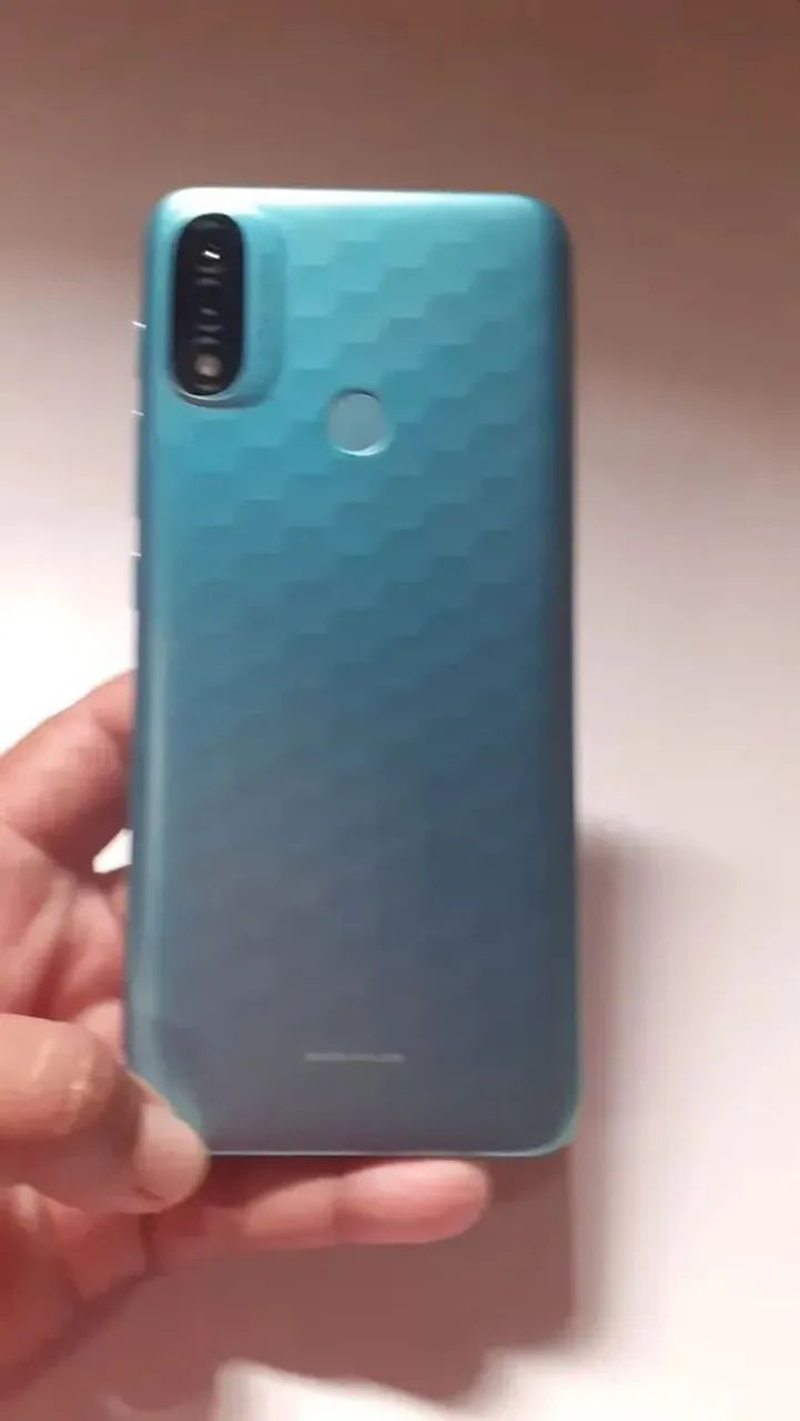 Vendo moto e20 de cor azul  - Foto 4