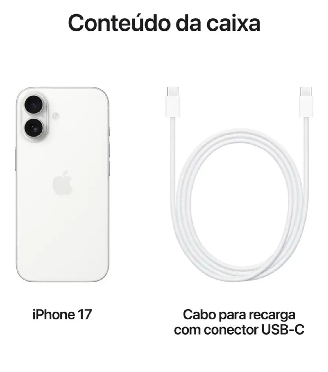 Iphone 17 NOVO 256gb Branco vendo e troco - Foto 3