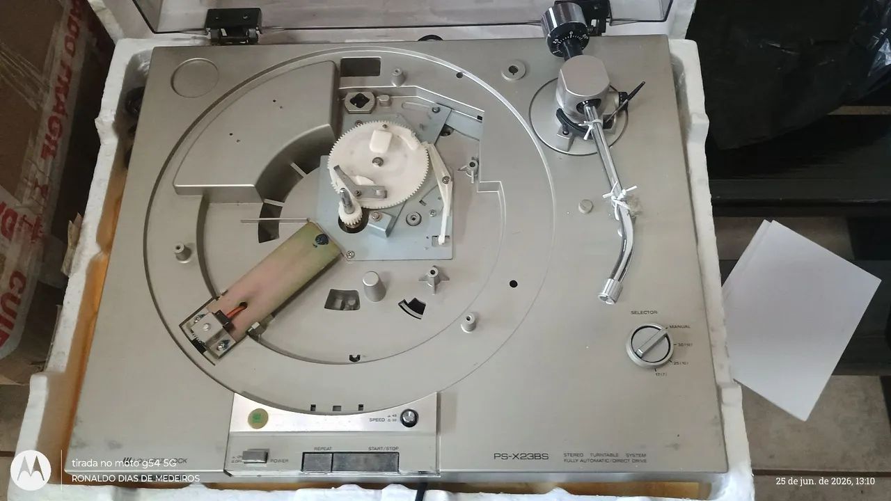 Toca disco Sony direct drive