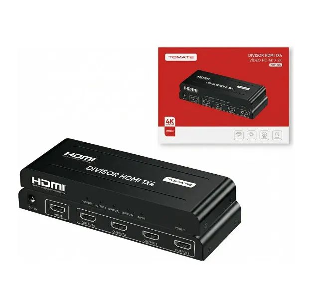 Splitter Hdmi 1X4 4K Tomate - Foto 2