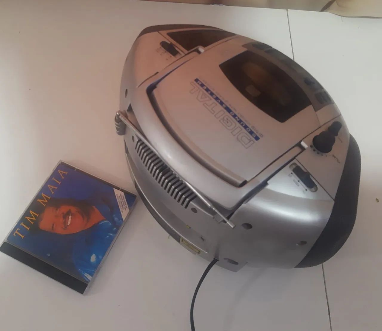 Rádio cd player antigo funcionando cd e rádio  - Foto 4
