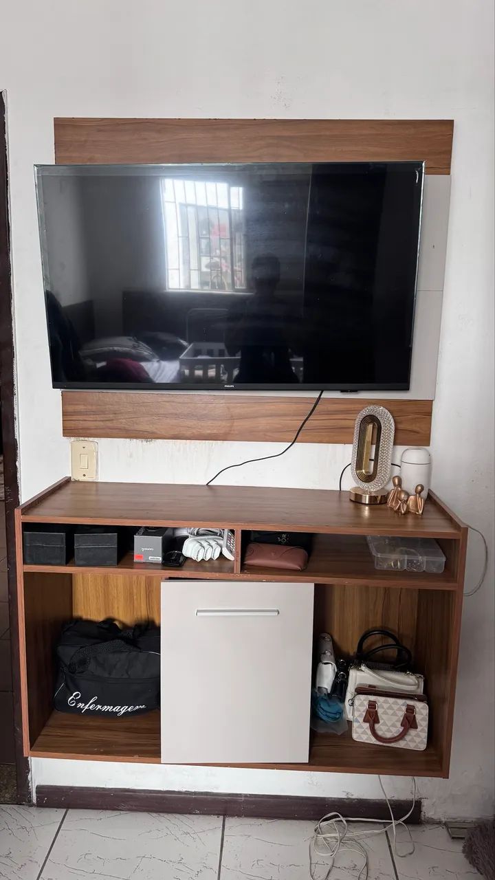 Painel para tv e rack 