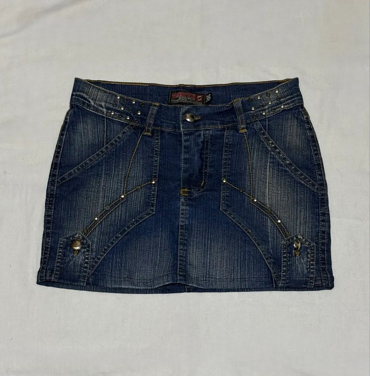 Saia Jeans Sabrytch anos 2000s 36