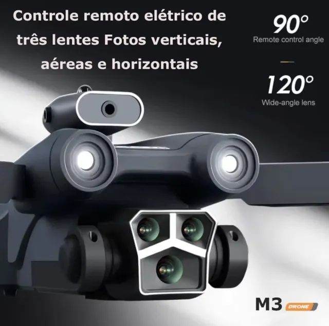 DLI DRONE M3 QUADCOPTER DOBRÁVEL - Foto 2