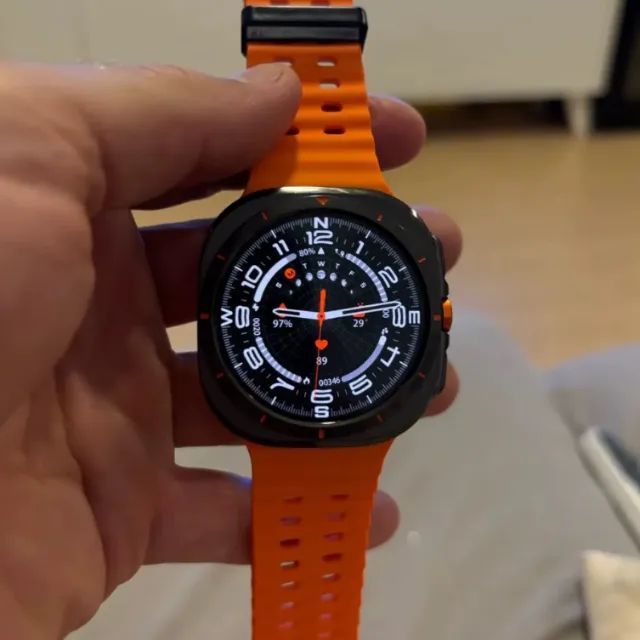 Smartwatch Samsung Galaxy Watch Ultra 47mm, W7 Ultra Com Tela Amoled Novo na Caixa!!! - Foto 5