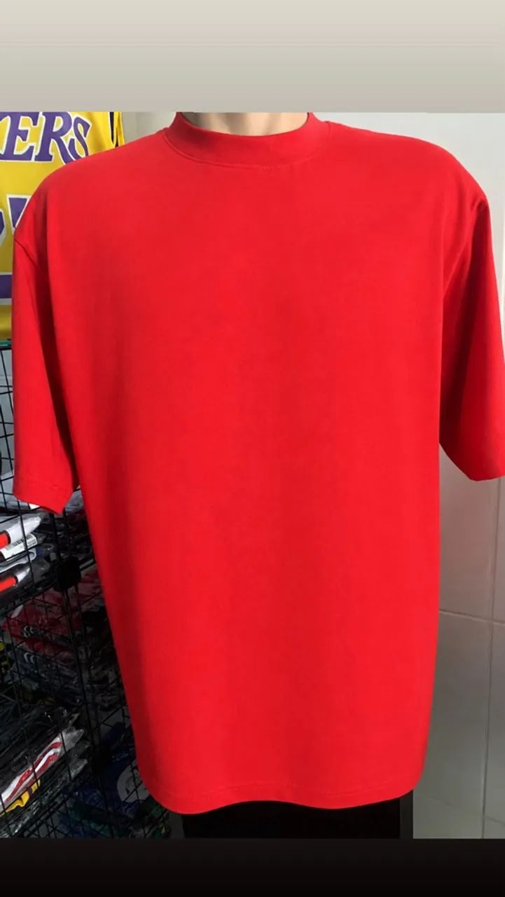 Camisa oversized vermelha 