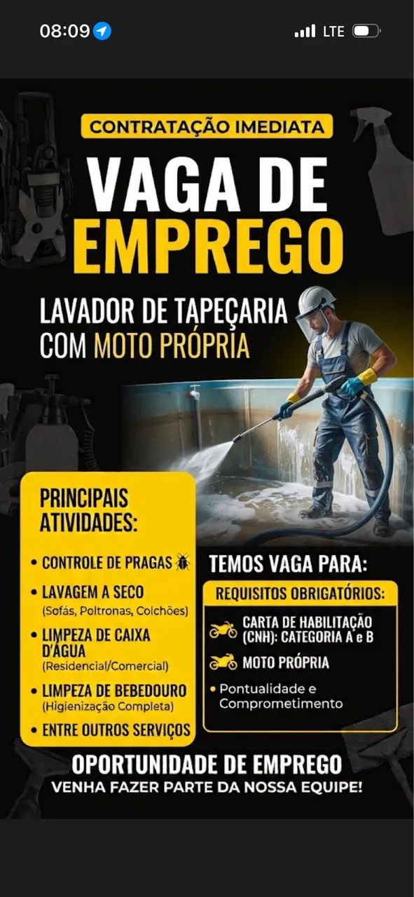 Vaga de emprego 