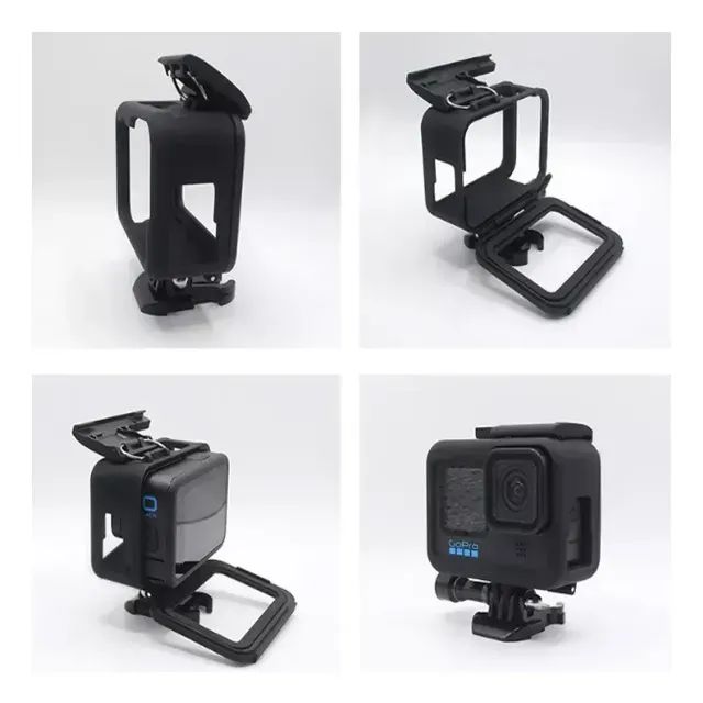 Suporte Armação Moldura Frame Case anti impacto Para Gopro Hero 9/10/11/12/13 - Foto 2