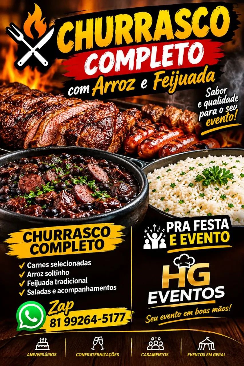 churasco e feijoda pra o seu evento 