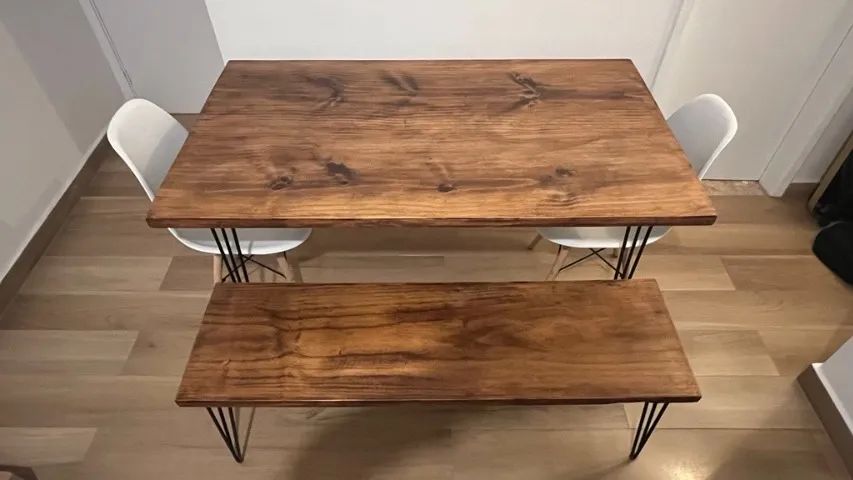 Mesa Jantar Madeira Maciça (Usado)