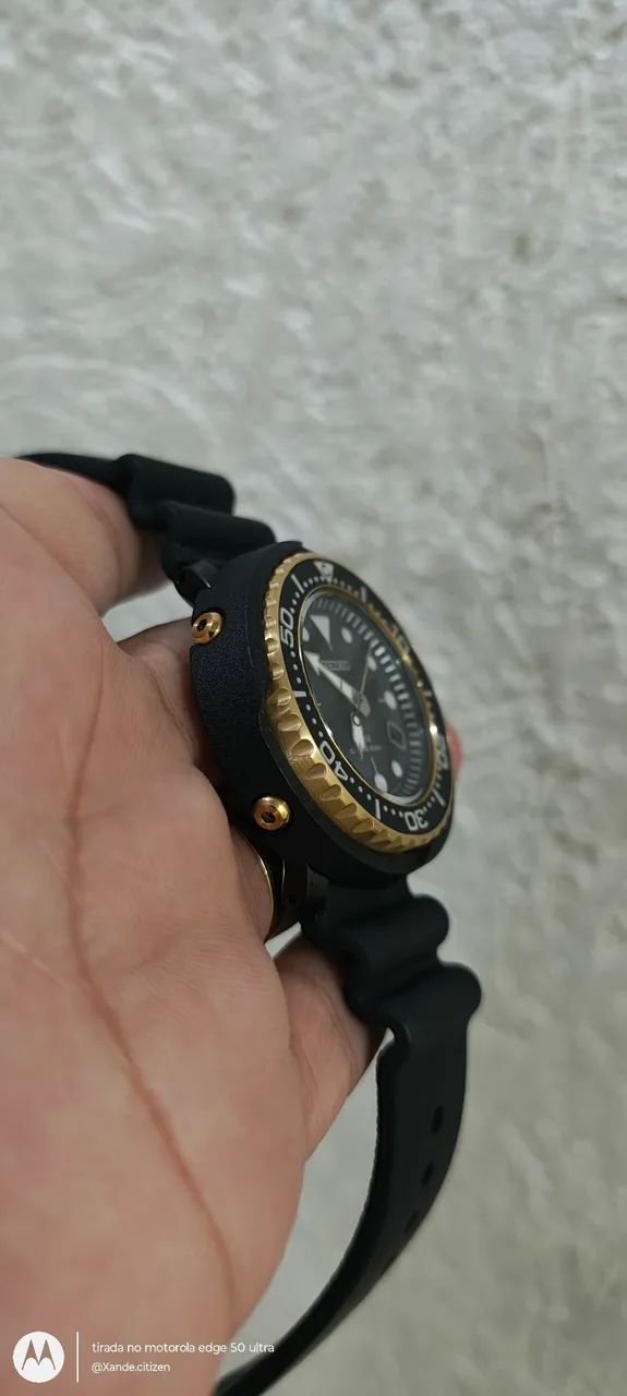 Relógio Seiko prospex tuna solar completo  - Foto 4