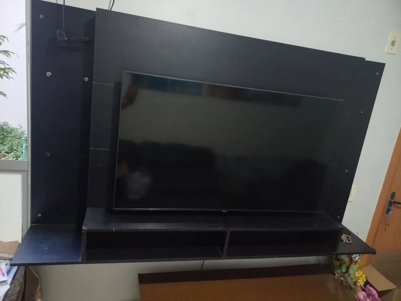 Rack preto + painel  - Foto 2