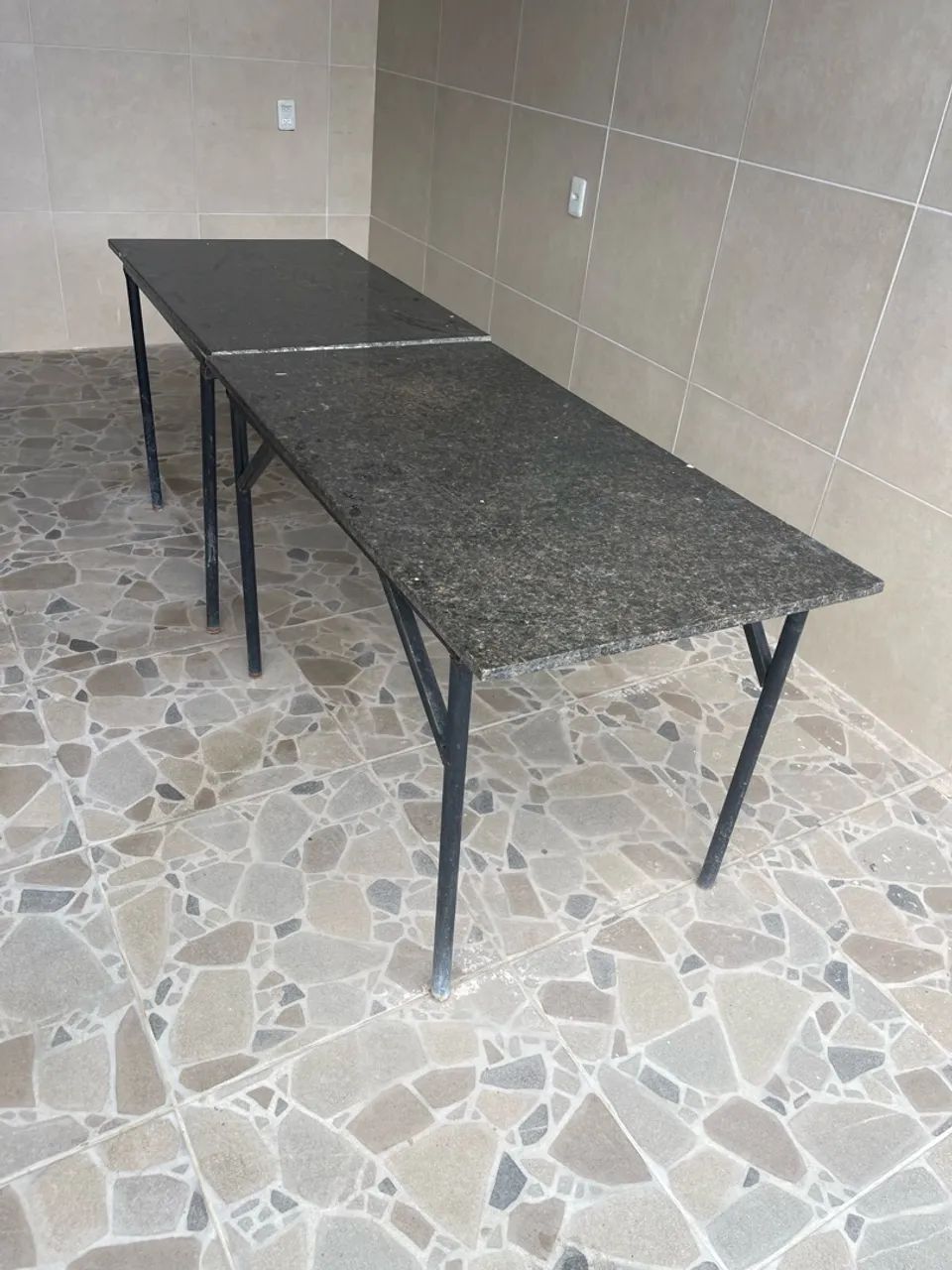 Mesa de granito com metalon - Foto 2