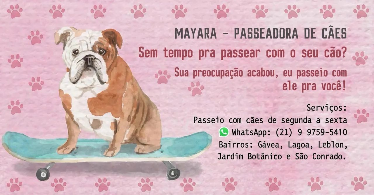 Passeadora de cães zona sul