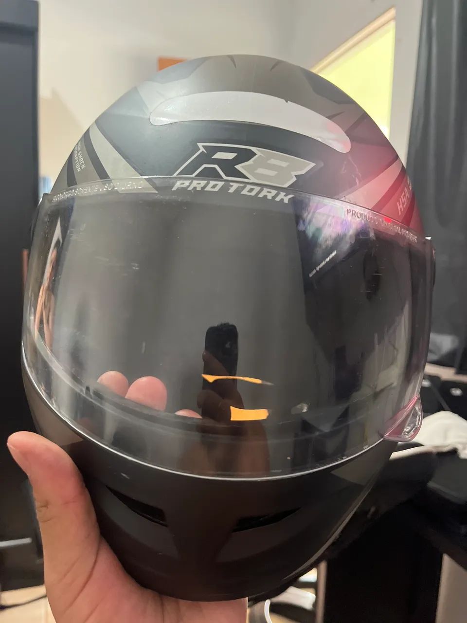 Capacete tork pro tamanho 56 - Foto 3