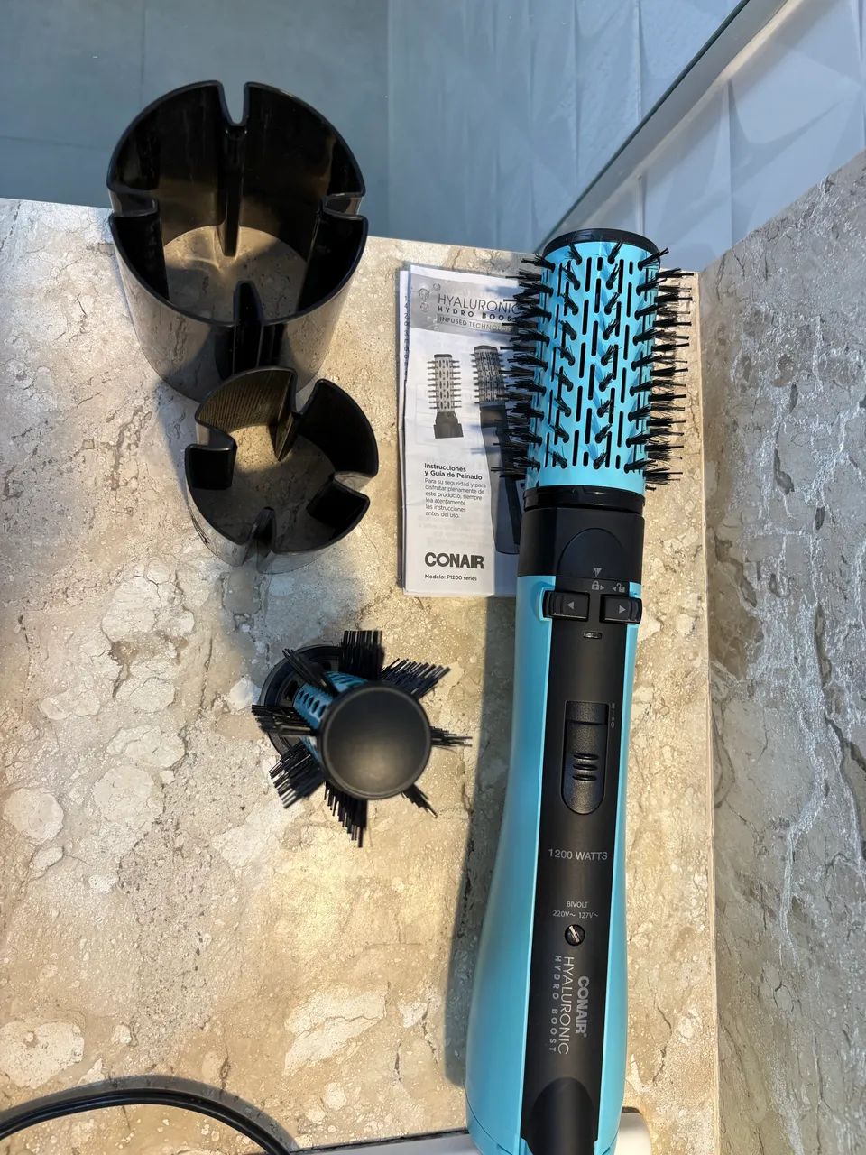 Escova Secadora Rotativa Blue Polishop - Nova - Excelente Estado - Foto 2