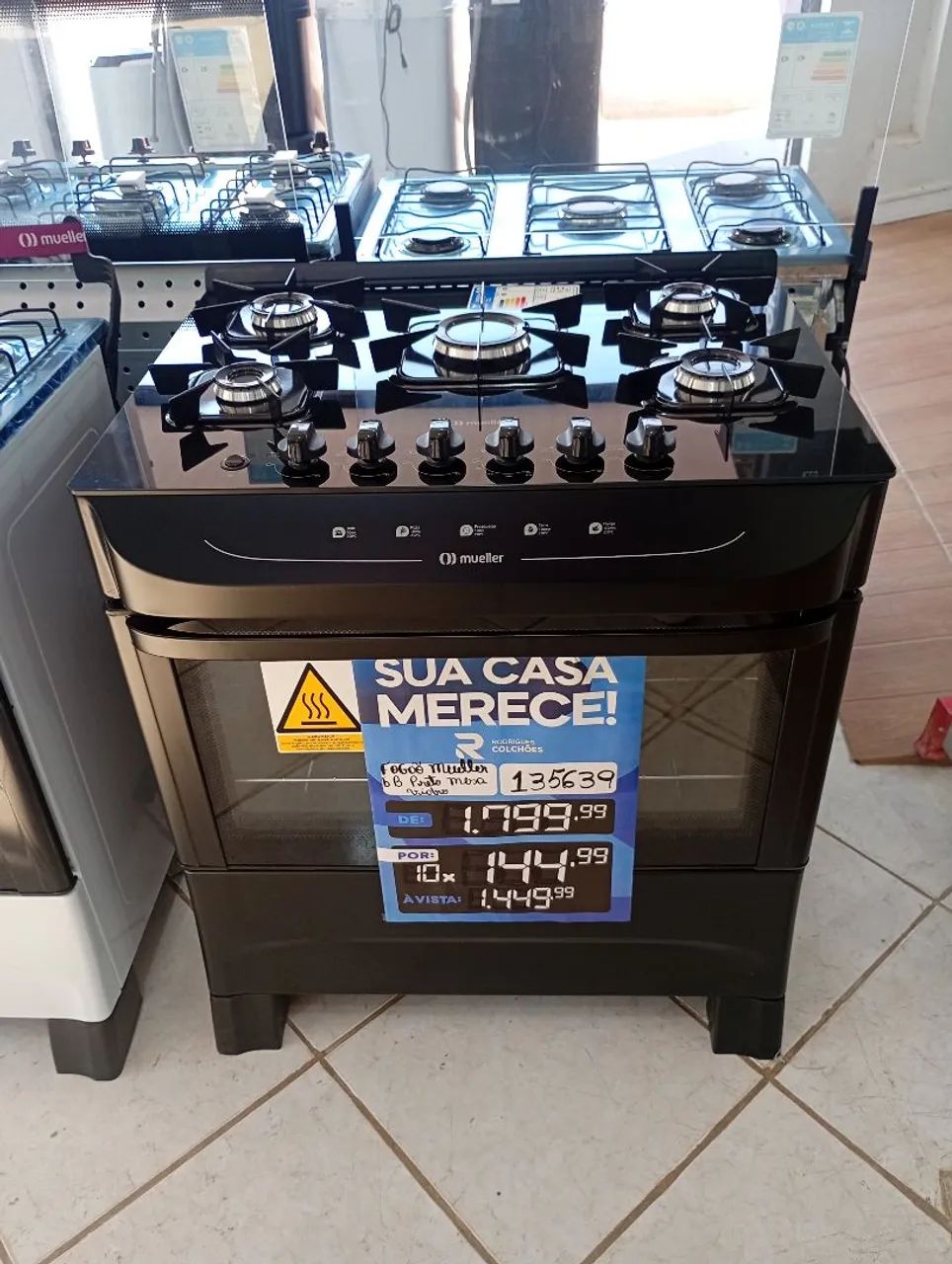 Fogão Mueller 5 Bocas Automático 