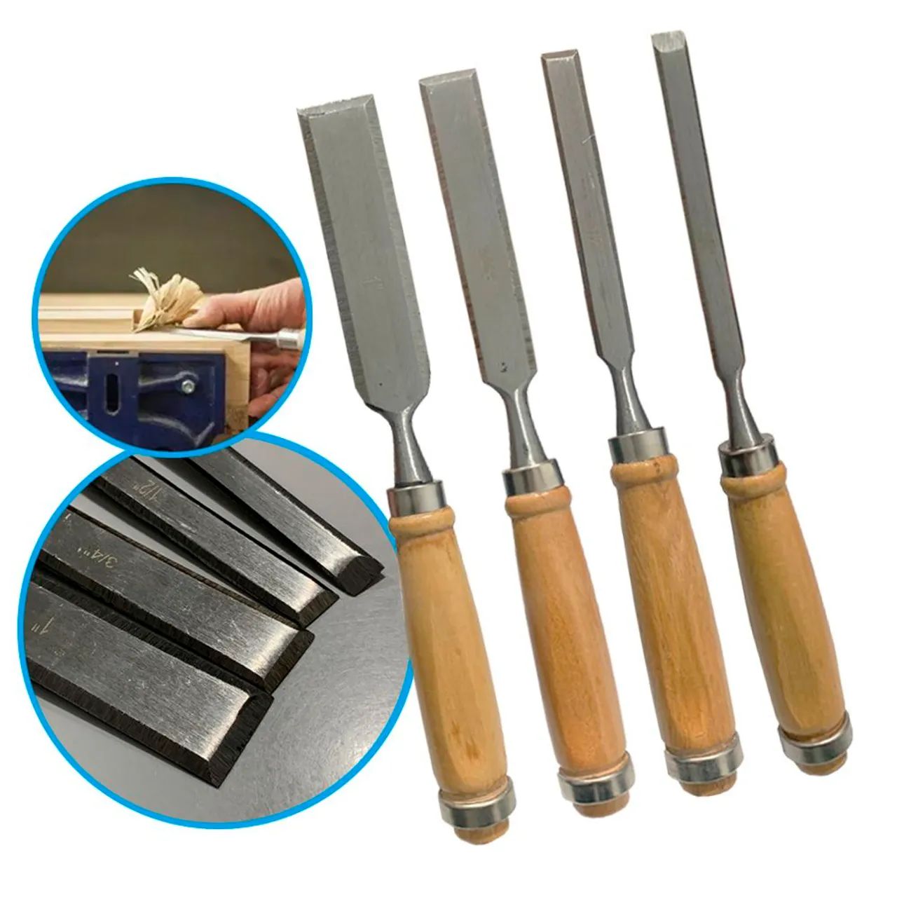 Jogo de Formão 4 peças  - Foto 3