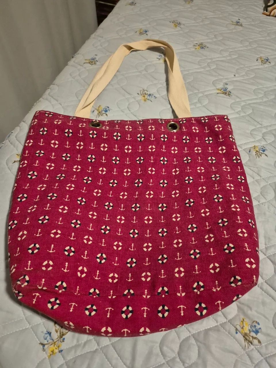 Bolsa de praia usada