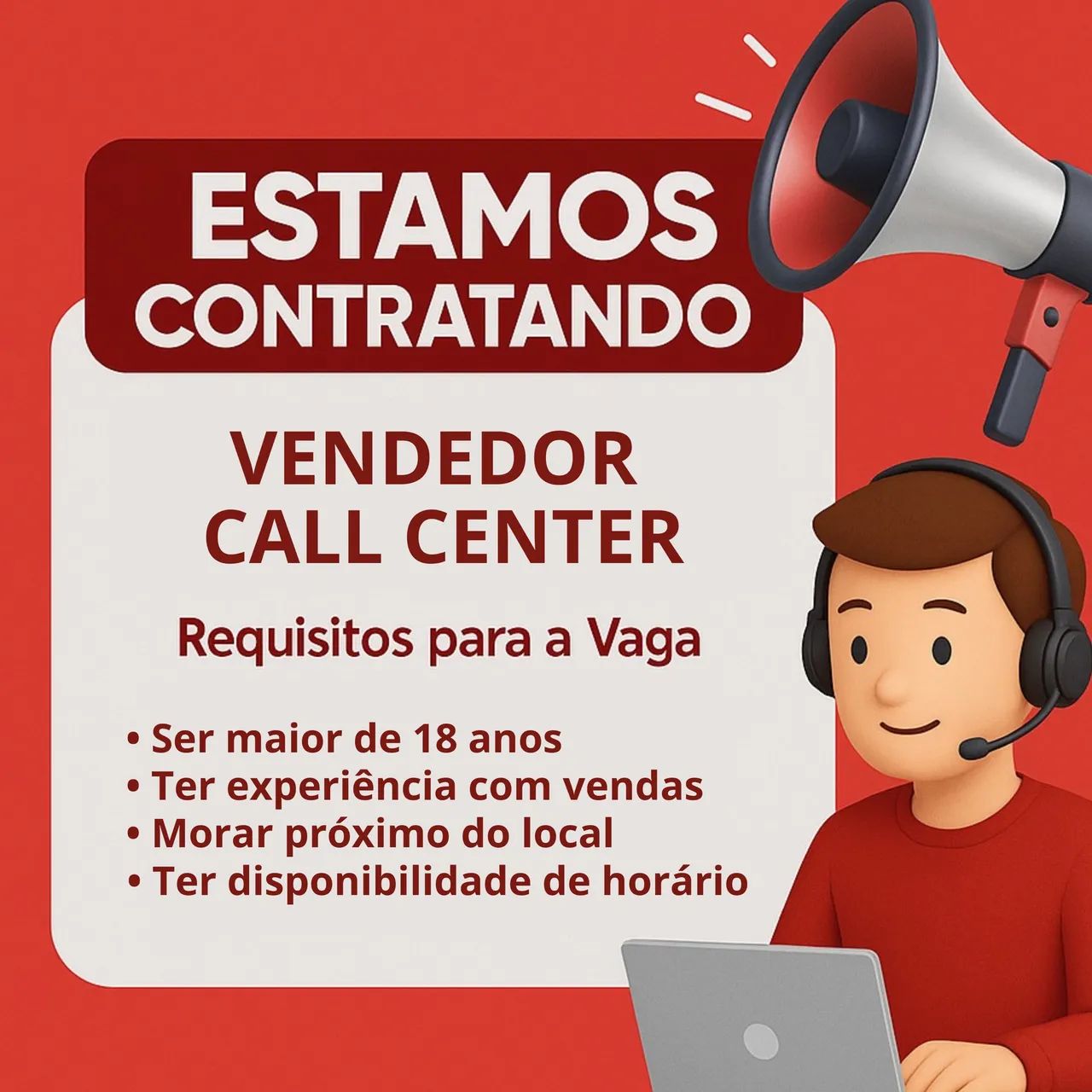 VENDEDOR CALL CENTER