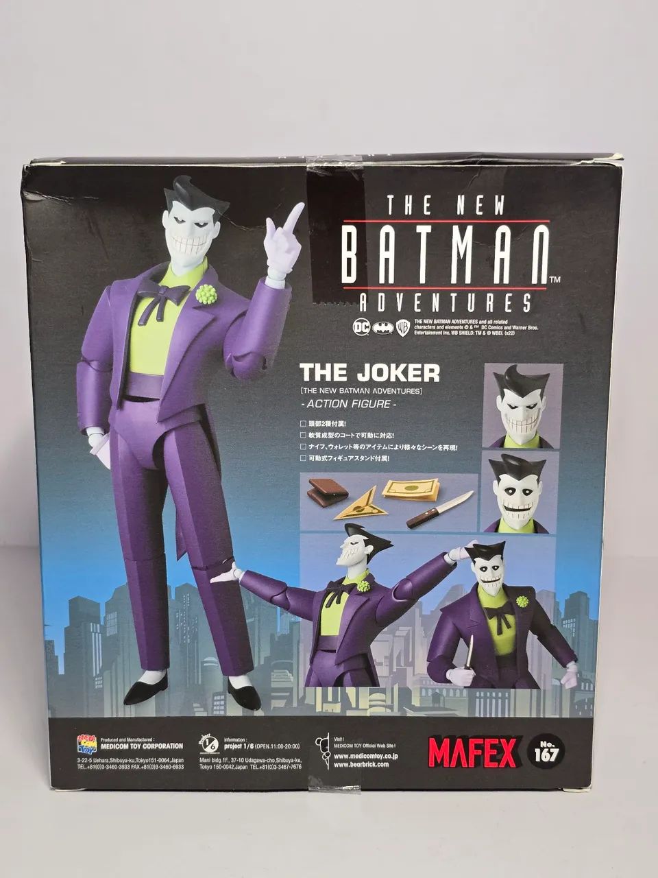 Batman New Animated Serie Joker Coringa Mafex lacrado - Foto 2